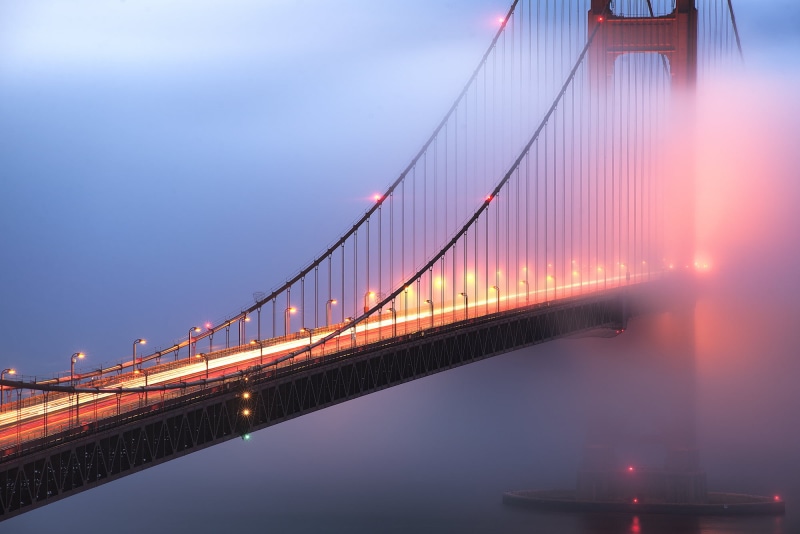 bridge - Man Made Structure, 1080P, cityscape, bridge, night, San Francisco  Golden Gate, uSA, Fog, famous Place, dusk, karl, Brooklyn bridge, architecture