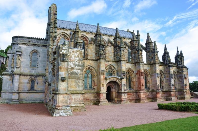 architecture And Buildings, 4K, mauerer, chapel, masonry, belief, europe, old, building, religion, Roslin, pillar, art, travel destinations, construction art