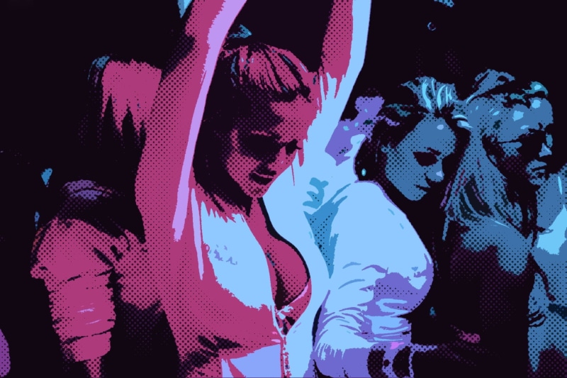Sensation White, Halftone Pattern, Photo Manipulation, Cutout, 1080P, women
