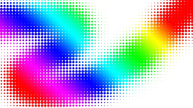 Halftone Pattern, Graphic Design, digital art, 1080P