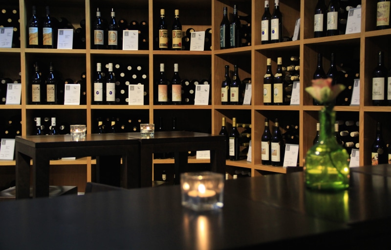 glass - Material, wood - Material, tealight, in a row, no People, drinking Glass, red wine, decanter, Cellar, storage, bar counter, refreshment, drink