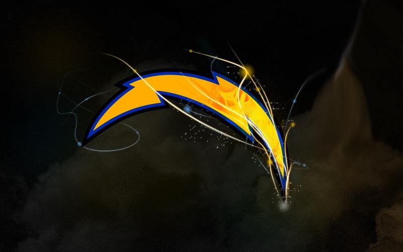 adventure, fun, outdoors, no people, sport, emotion, night, excitement, water, black background, glowing, kite - toy, flying, motion, Los Angeles Chargers