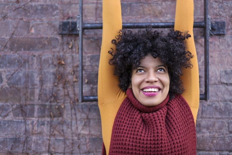 girl, architecture, womens, body part, teenager, toothy Smile, females, curly, hair, curly Hair, people, happiness, child, adult, front view, african Descent