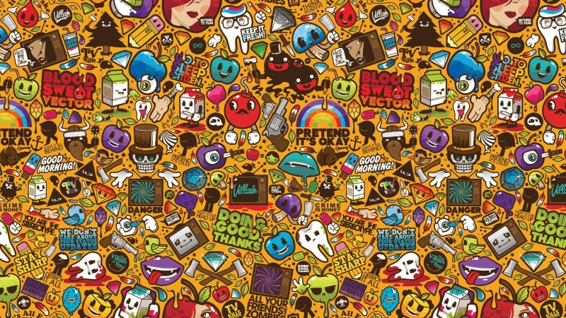1080P, Sticker Bomb, Man Made