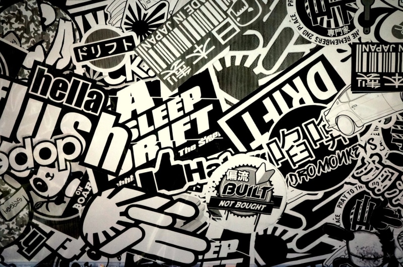 Man Made, Sticker Bomb, Sticker, 1080P