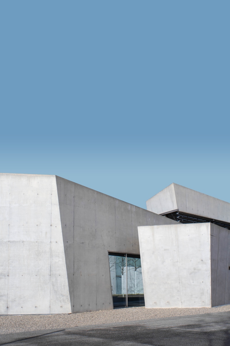 modern architect, cement building, wall, vitra house, angles, office building, daytime, architecture, weil am rhein, germany, sunlight, shape, exterior