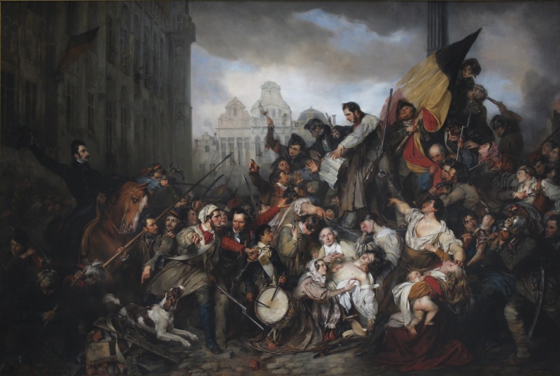 togetherness, women, history, concepts And Ideas, event, Belgian Revolution, large group of people, belgian, day, belief, celebration, spirituality, visual Art