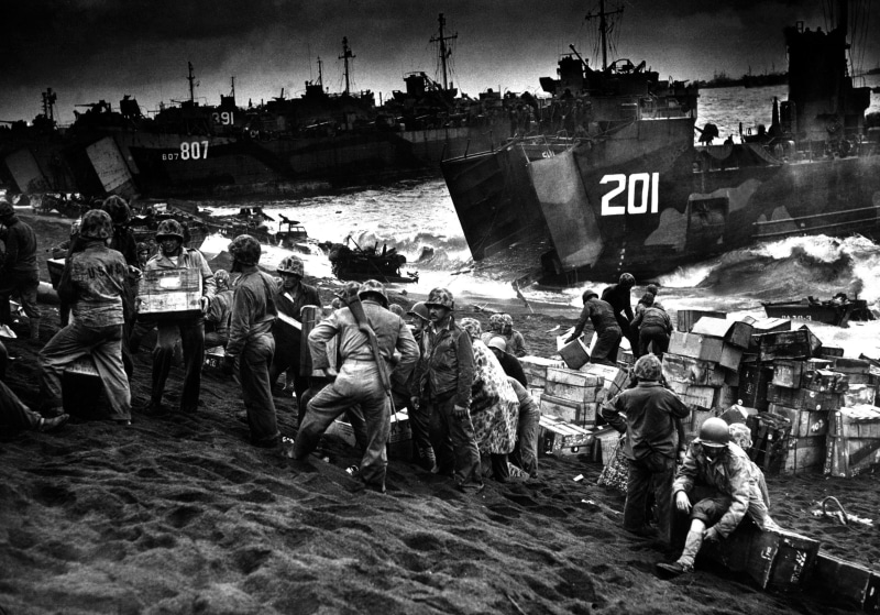 market, mode of transportation, supplies, building exterior, world war 2, men, Iwo Jima, American, crowd, concepts And Ideas, architecture, 2K, street