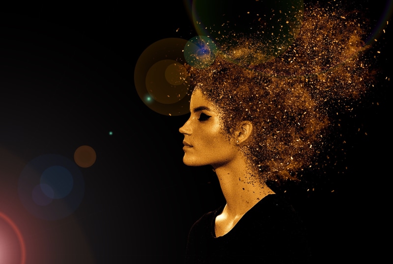 night, neck, v, tops, contemplation, abstract, profile view, beautiful people, head, women, young adult, beauty, young women, only women, bun, one young woman only