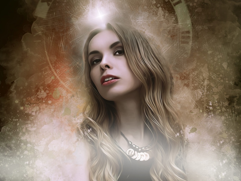 fashion, woman, surreal, human hair, digital composite, fantasy, long hair, human face, fantasy portrait, human body part, beautiful people, glamour, model