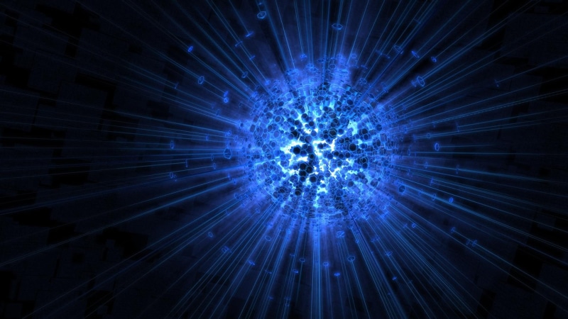 hexagon, light - natural phenomenon, abstract, purple, light, technology, glowing, night, backgrounds, sphere, blue, bright, fiber optic, 1080P, exploding
