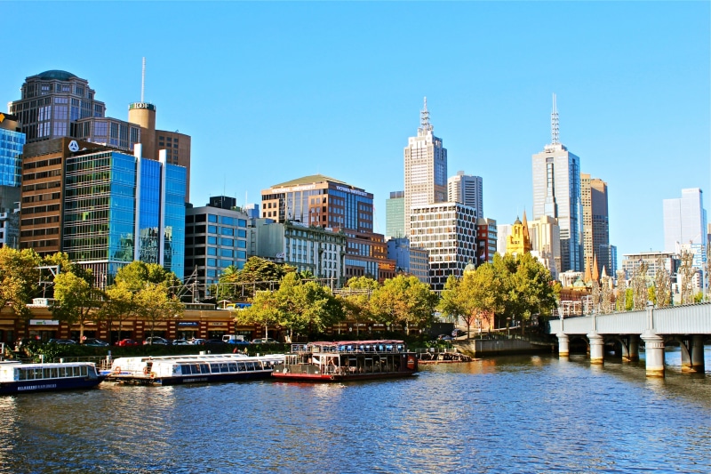 nautical vessel, building exterior, urban, 4K, tall - high, water, travel, no people, melbourne, skyline, outdoors, architecture, spire, modern, built structure