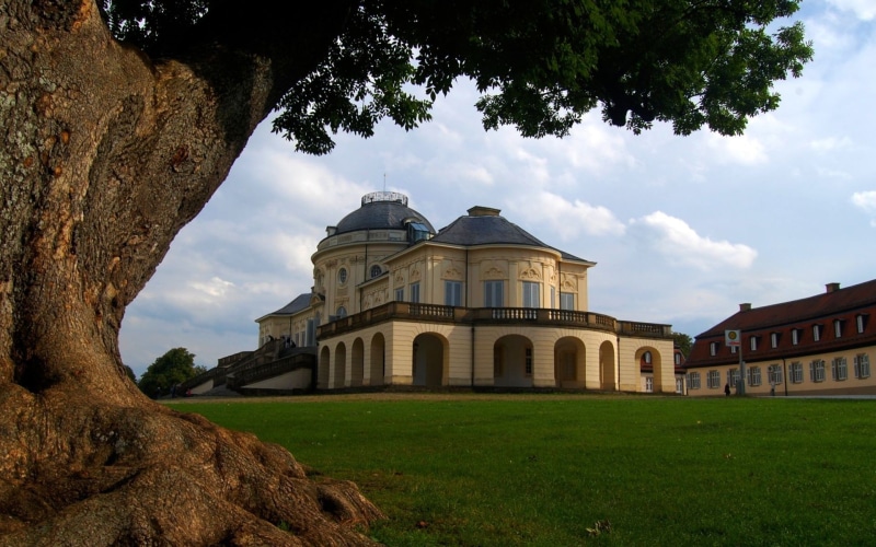grass, dome, stairs, field, no people, place of worship, Germany, building, arch, history, landscape, travel destinations, tree, 1080P, day, trees, cloud - sky