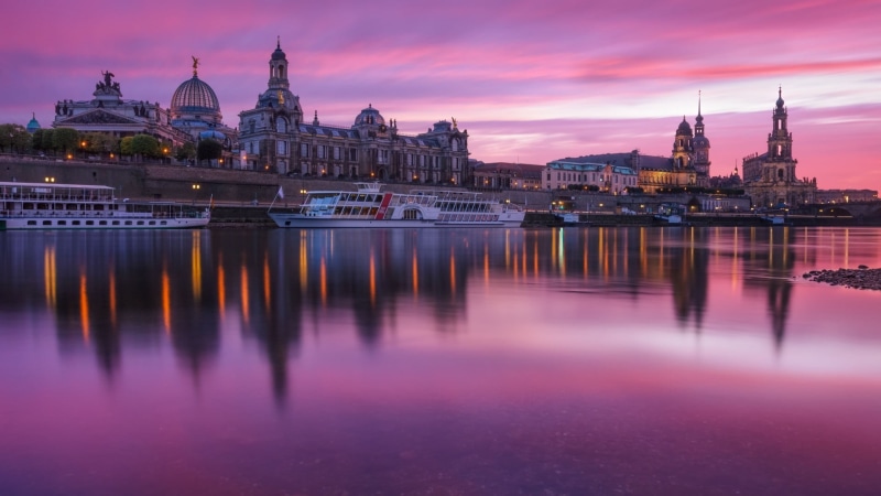 building exterior, Dresden, architecture, cathedral, built structure, trees, religion, travel destinations, cloud - sky, body, stones, sculpture, tower