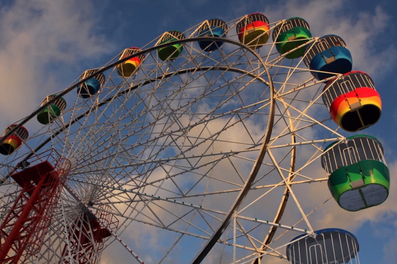 photo, entertainment, green, Premiere, fun, Taylor Kitsch, low, Luna Park, wheel, white, HMAS, ferris Wheel, daytime, blue, Mel B, 480P, Brooklyn Decker