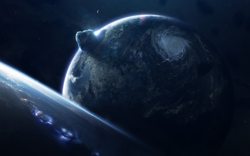 1080P, orbiting, nature, cloud - sky, outdoors, 500px, power in nature, digital art, star - space, gray, moon, planet earth, no people, space, galaxy