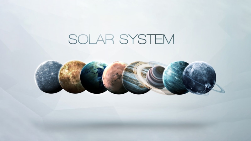 simple background, space art, Vadim Sadovski, Solar System, space, 1080P