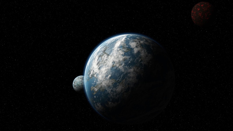 4K, single object, exploration, star - space, science, universe, night, beauty in nature, artwork, no people, topography, space exploration, orbiting