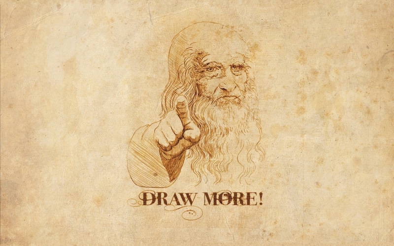 humor, Leonardo da Vinci, 1080P