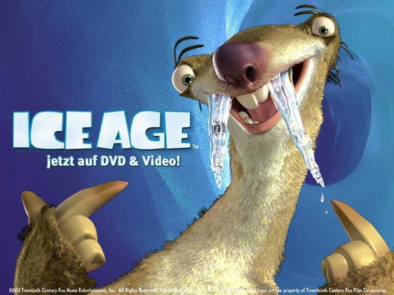 bill, hd, graphics, d, ice, entertainment, 3d animation, animation, century, Sid, 480P, th, age, art, fox, ice age, 20th century fox, movies, german