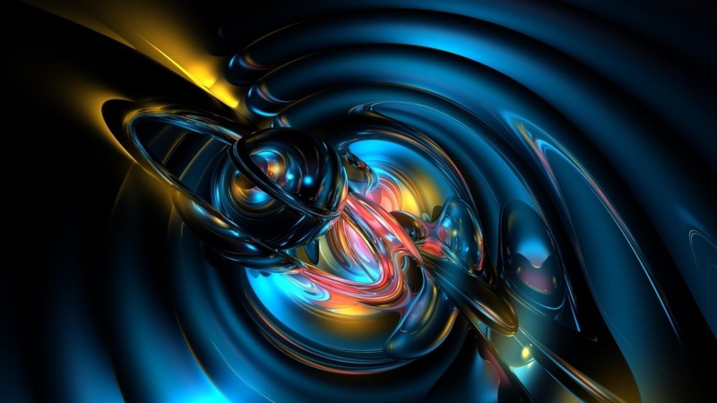 circle, 3d, artwork, blurred motion, pattern, illuminated, multi colored, art, illustration, ball, liquid, shape, technology, cool, digital composite, night