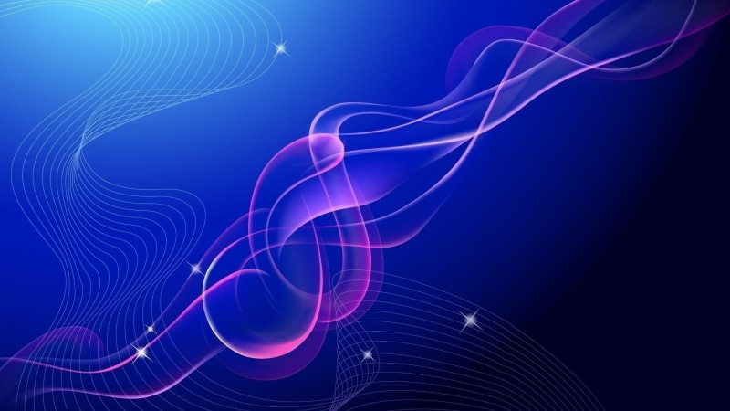 nature, fractal art, 1080P, motion, long exposure, wave pattern, light - natural phenomenon, creativity, blue, violet, indoors, concentric, special effects