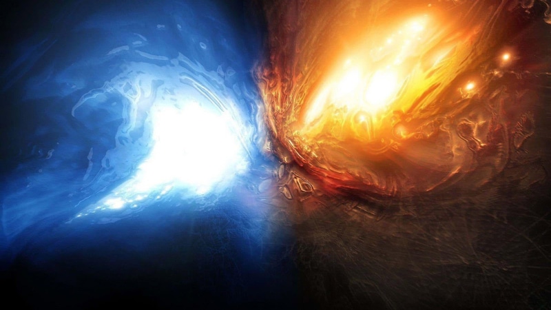 majestic, outdoors, 1080P, orange color, special effects, sky, nature, idyllic, mystery, fire, no people, design, space art, scenics - nature, nebula