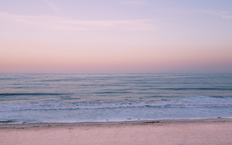 nature, water, sea, sunset, pastel, summer, outdoors, dawn, 5K, beach, beauty In Nature, day, scenics, dusk, wafe, sand, morning, horizon, blue, shore