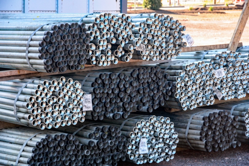 piled, aluminum, silver colored, industry, industrial, steel, abundance, order, line, focus on foreground, arrangement, repetition, container, Industry