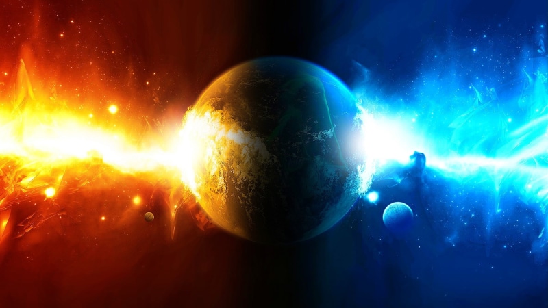 Blue, space, 1080P, amazing, hd, Cool, awesome, Energy, art, Nice