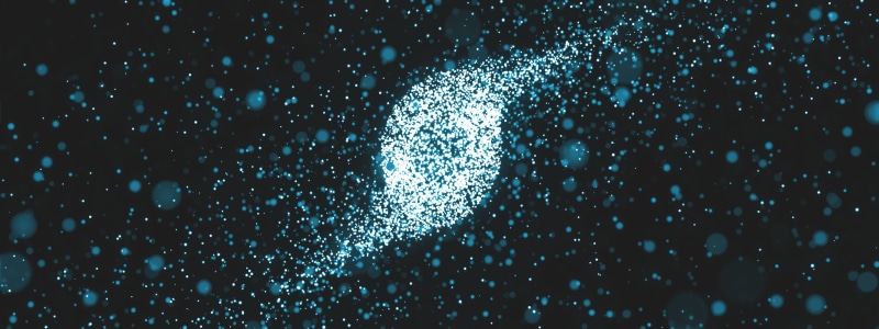 Blender, floating particles, Photoshop, digital art, space, 3D graphics, CGI, render, 3D Abstract, 4K, color correction