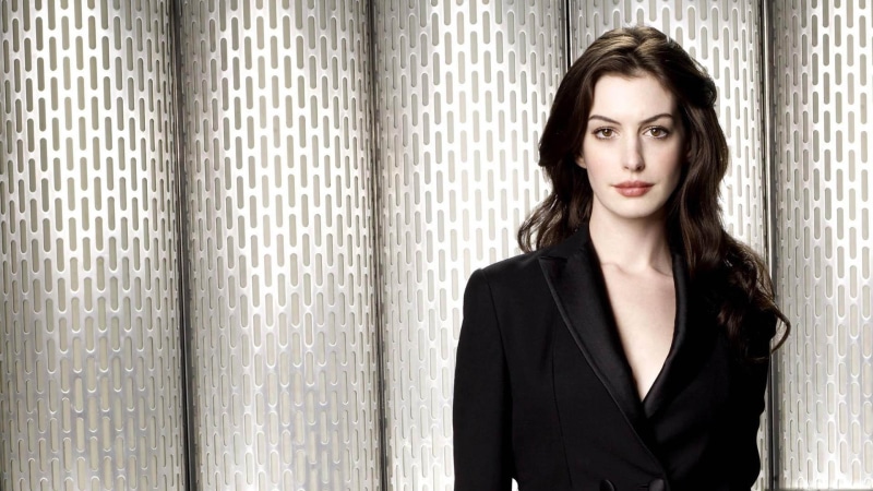 girls, black, anne, anne hathaway, celebrity, hollywood, movies, 1080P, celebrities, hatheway, actress, hathaway