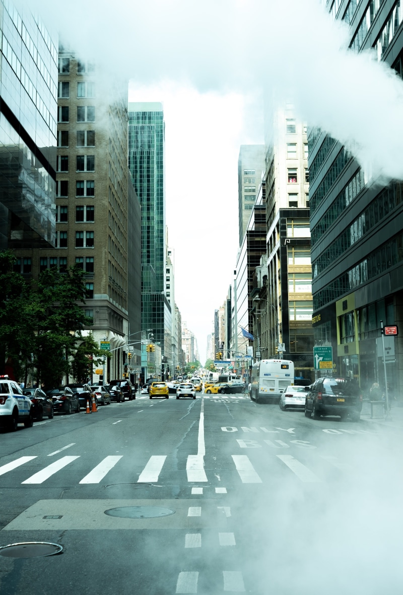 skyscraper, building, architecture, china - East Asia, land Vehicle, asphalt, famous Place, finance, fog, urban Skyline, speed, travel, block, street, day