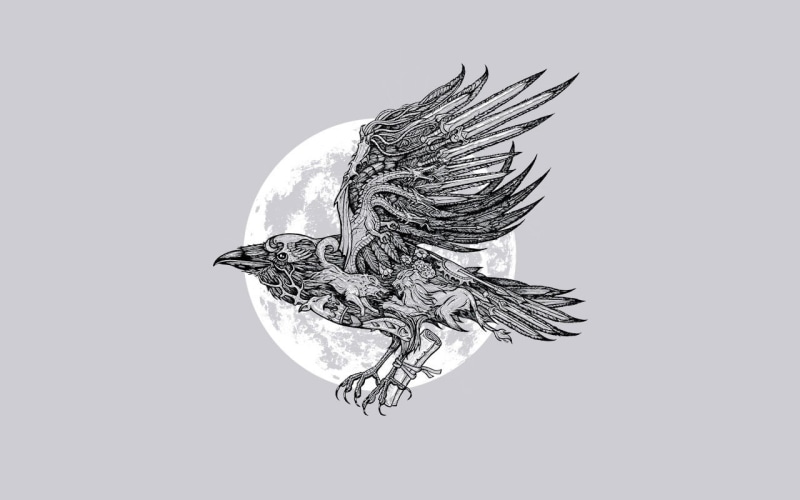 song, ice, thrones, raven, grey, and, fantasy, 720P, fire, moon, hd, gray, game