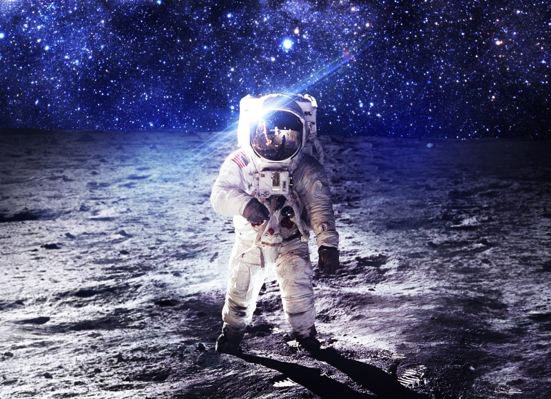 NASA, Moon, Spacesuit, 4K, Astronaut, 4K