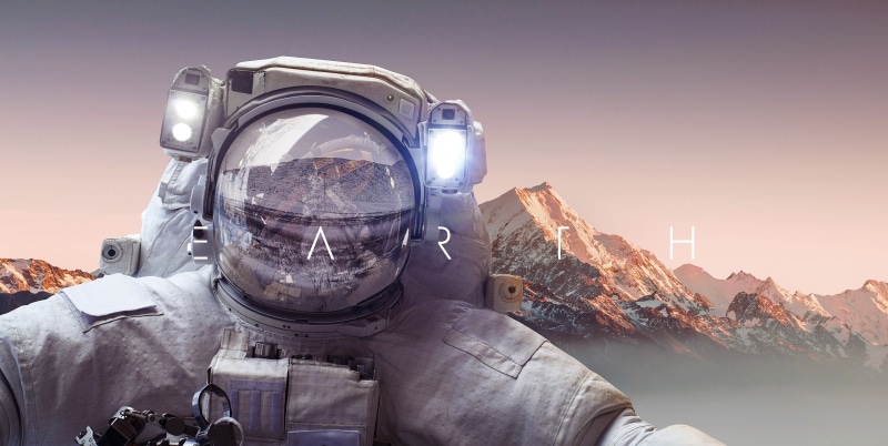 4K, 4K, Astronaut, Earth, Spacesuit