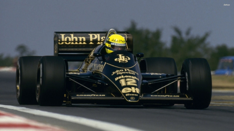 2K, Formula 1, Ayrton Senna, Lotus, helmet