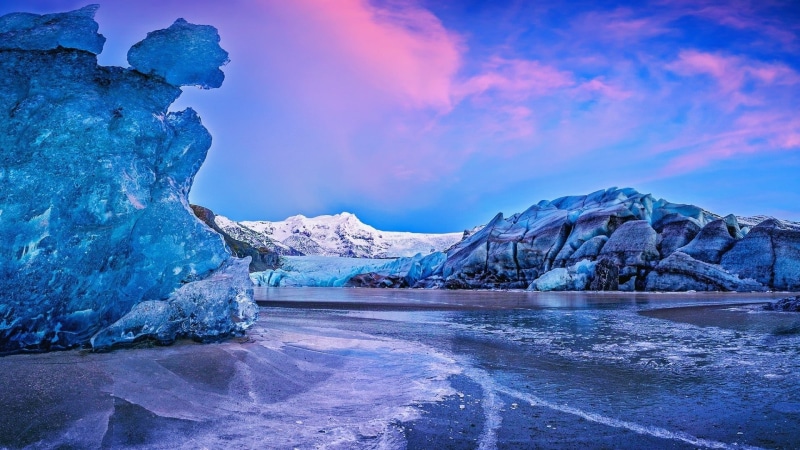 lagoon, vatnajokull national park, environment, winter, cold temperature, landscape, tranquil scene, ice, national park, frozen, freezing, nature, cloud - sky