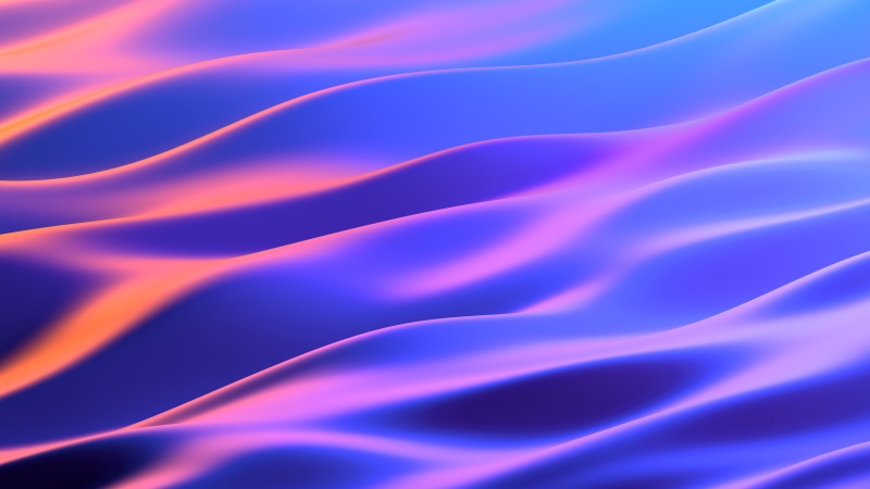 8K, abstract, waves, 3D