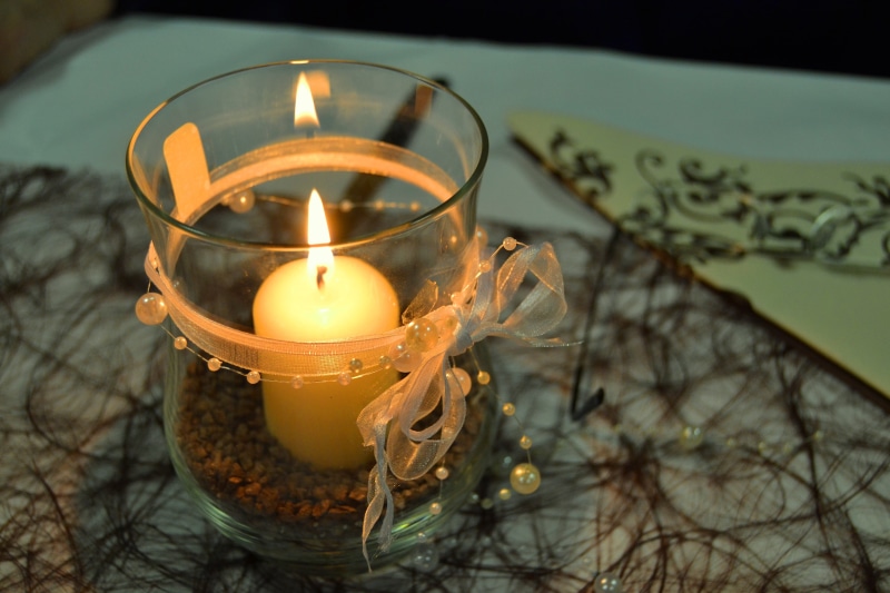 candlelight, love, greeting card, advent wreath, heat, matches, romantic, table, night, close-up, fire - natural phenomenon, christmas time, floral pattern
