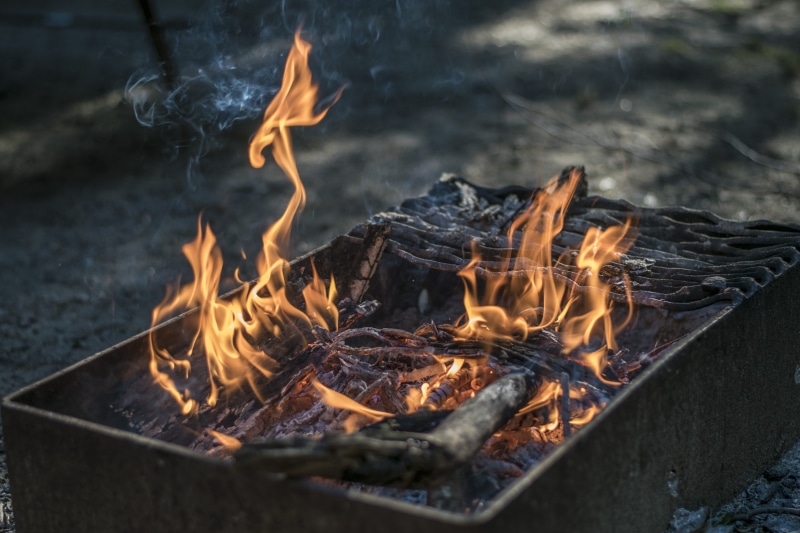 daytime, fireplace, wood, glowing, no people, flame, fire wood, orange color, metal, log, wood - Material, firewood, pit, outside, black, burning, bonfire