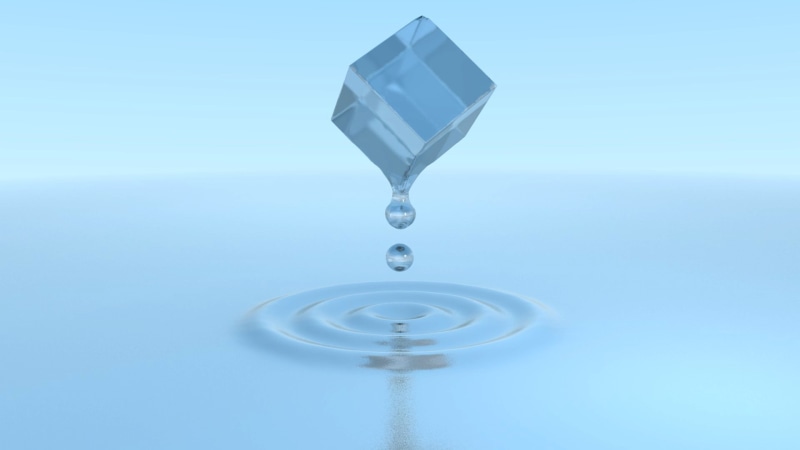 single object, blue background, reflection, studio shot, colored background, still life, indoors, white, white background, water, close-up, transparent