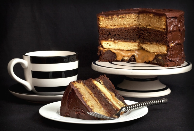 coffee - Drink, backgrounds, heat - Temperature, homemade, baked, sweet Food, chocolate, 1080P, no people, coffee, plate, dessert, layer, drink, stack