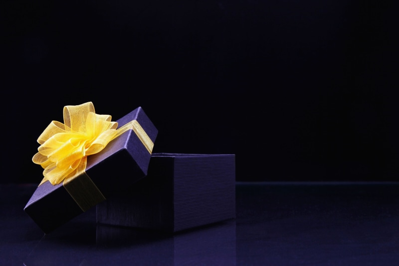 fullscreen, yellow, box, full screen, ribbon, widescreen, bow, digital, different, purple, HD, background, 2K, tape, blue, gift