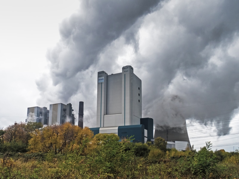 apartment, power generation, environmental issues, cooling tower, building exterior, cloud - sky, modern, building, water vapor, tree, clouds, 2K, no people