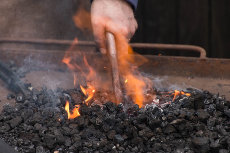 hand, food, smith, one person, human hand, 5K, preparation, holding, coal, flame, campfire, fire - natural phenomenon, bonfire, body part, burning, outdoors