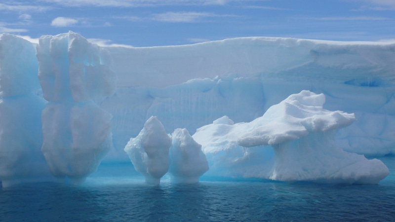 nature, iceberg, glaciers, sea, 1080P, Arctic