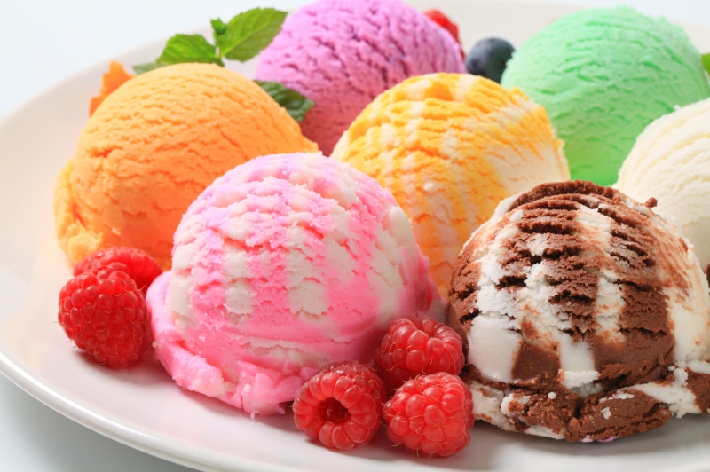 backgrounds, frozen Yogurt, cold - Temperature, dessert, frozen, sweet Food, 5K, refreshment, chocolate Ice Cream, white, sorbet, berry fruit, gelato
