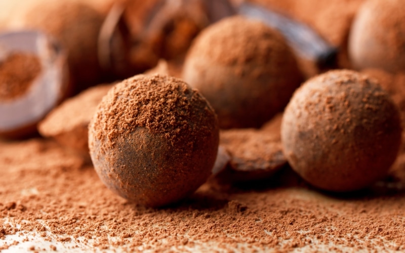 candy, truffles, chocolate, 2K