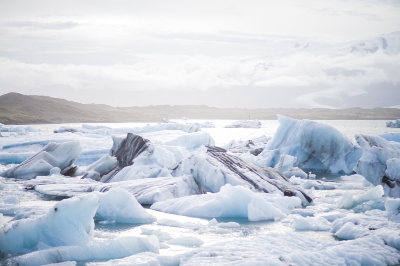 no people, landscape, scenics, lagoon, cold temperature, cold - Temperature, 1080P, frost, land, icebergs, season, white color, sky, beauty in nature